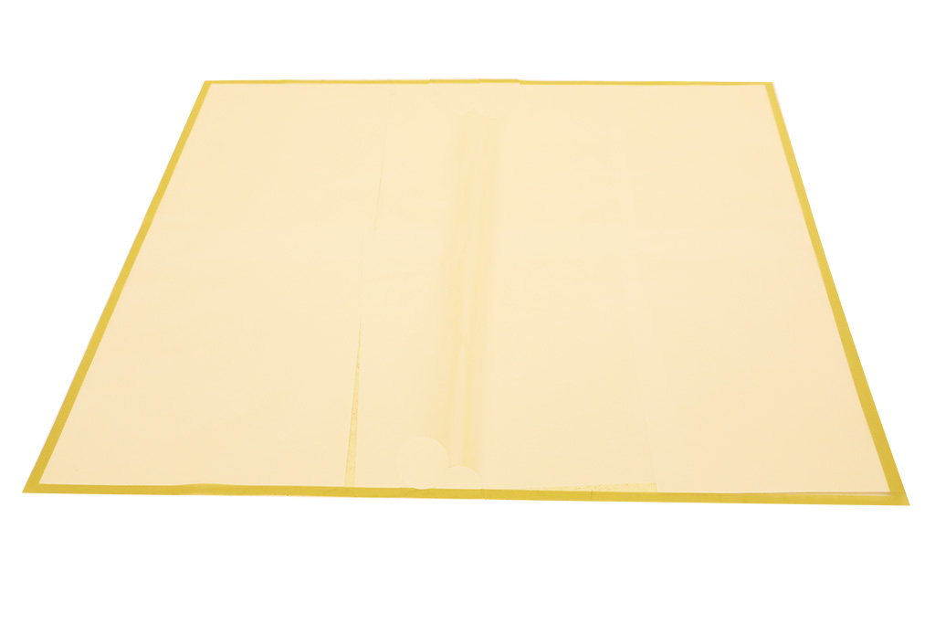 Hojas papel transparente dorado 58*58cm