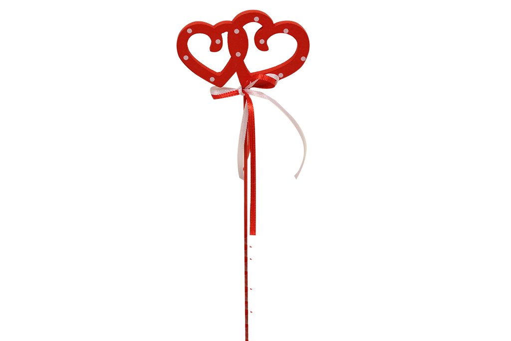 Pin corazón rojo - 50 unidades