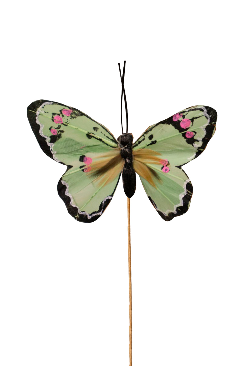 Pin mariposa verde paquete de 20