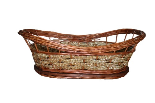 Cesta paja casco 50*30*16/14