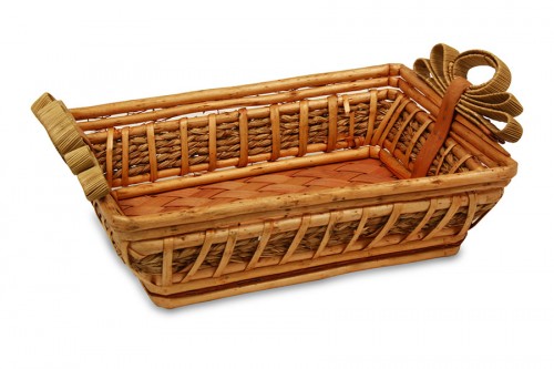 Whimsical Wicker Tray