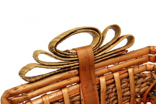 Whimsical Wicker Tray