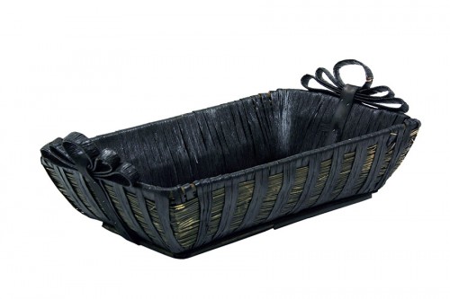 DARK WICKER TRAY NICE