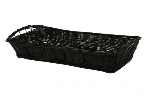 BIG CLEAR WICKER TRAY