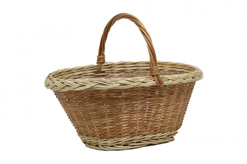 Basket for mushrooms-dark spain