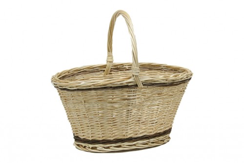 Mushroom basket - spain white