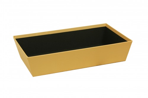 Plateau en carton beige-noir