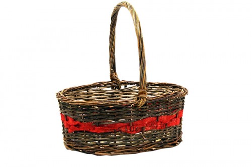 Acadian natural wicker basket