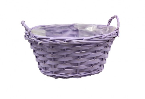 Artic lilac wicker tray