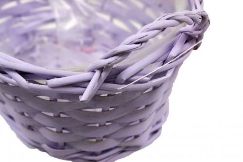 Artic lilac wicker tray