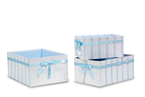 Cajonera carton duro baby boy s/3