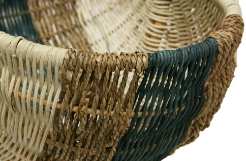 Cesta para setas ratan tres colores (a)