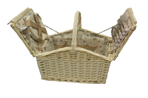 cesta de picnic para 4 personas