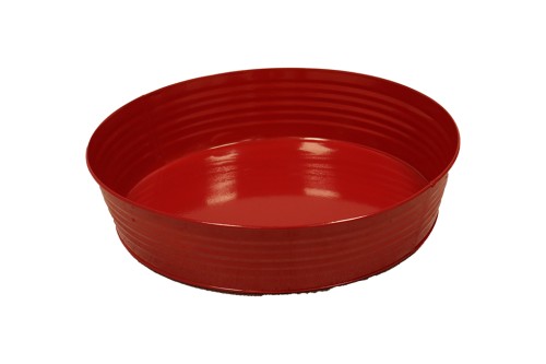 bandeja roja de latón