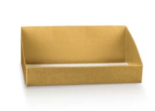 Plateau en carton doré