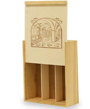 Sliding cover cava wine rack