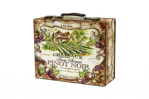 1948 chateaux suitcase