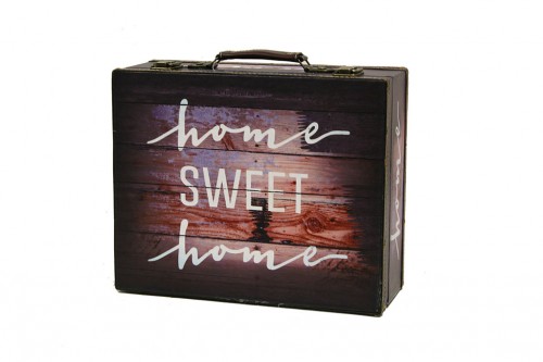 Home sweet home suitcase