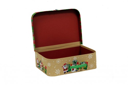 Maleta carton merry christmas s/3