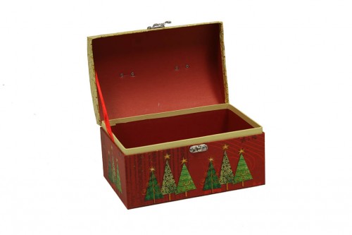 Christmas pines suitcase