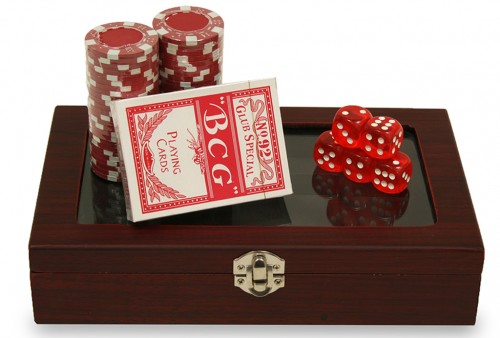 Caja poker con ventana