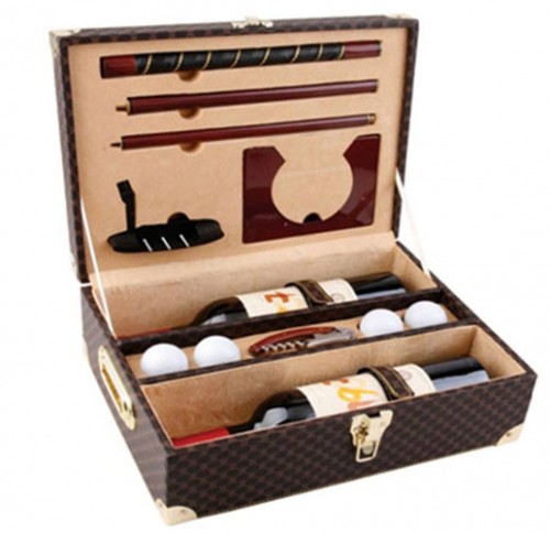 Estuche golf 2 botellas