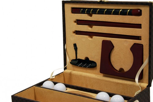 2 bottles golf case