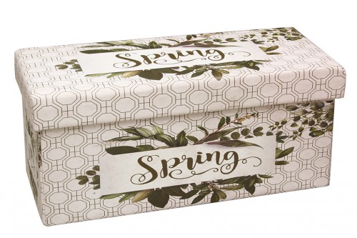 Foldable trunk hello spring fabric