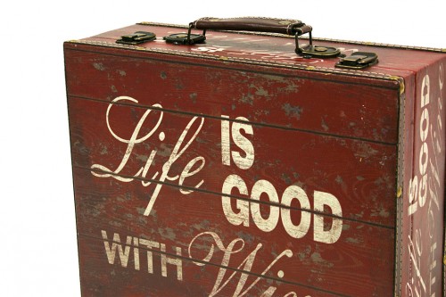 Life is good suitcase