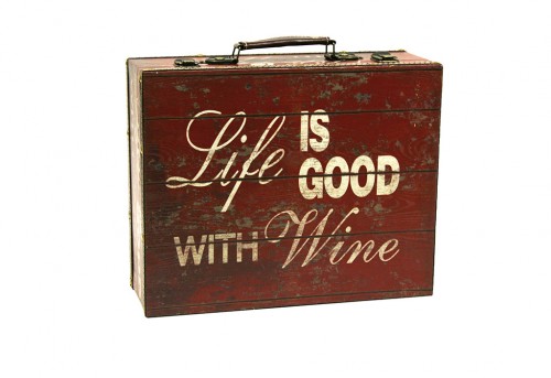 Life is good suitcase