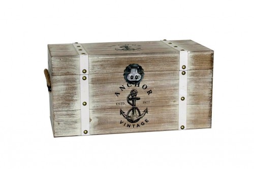 Baul blanc Anchor vintage