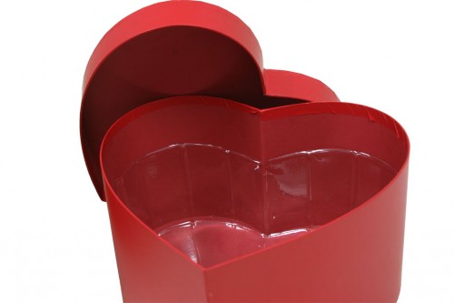 Red heart box s/3