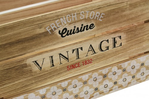 Caja madera french store