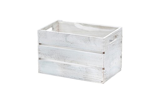 Caja blanca rústica