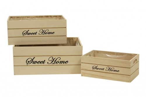 Caja madera sweet home