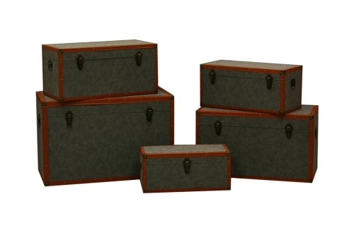 Baul madera vintage s/5
