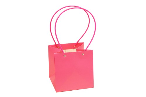 Bolsa impermeable rosa (paquete de 10)