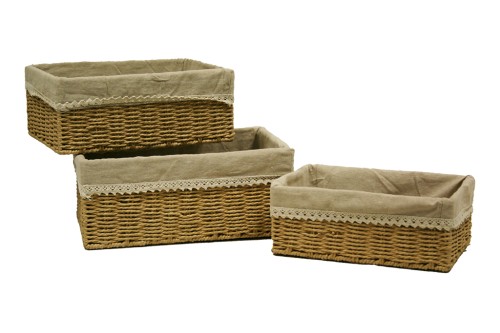 Cajoneras papel beige