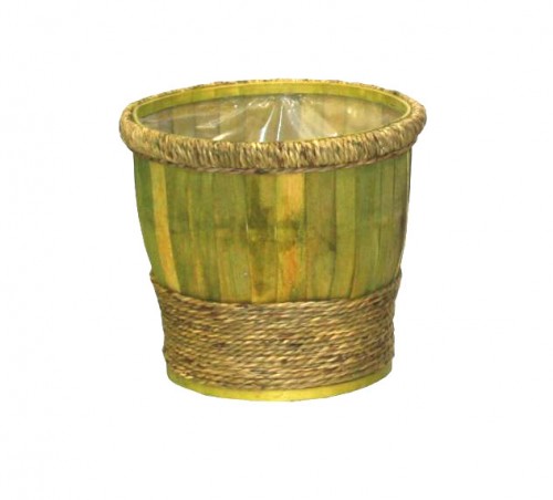 Yellow sun flowerpot