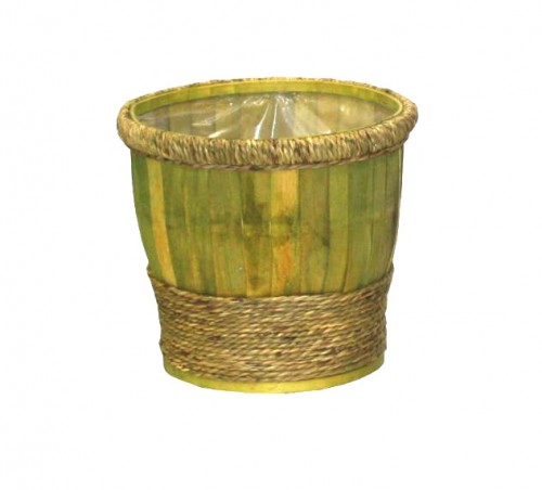 Yellow sun flowerpot