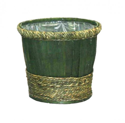 Dark green sun pot