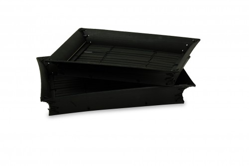 Black bamboo tray s / 2