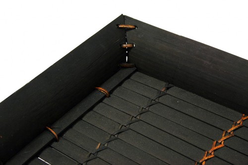 Black bamboo tray