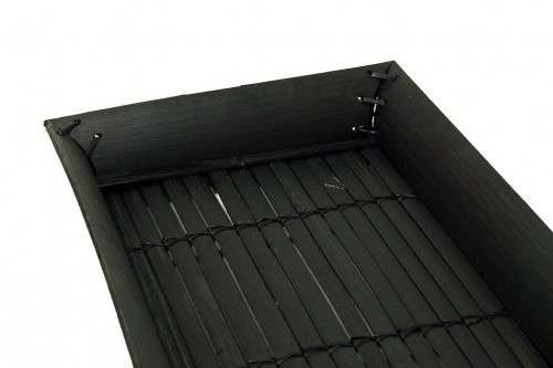 Black bamboo tray