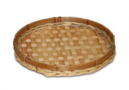 Round dried fruit tray