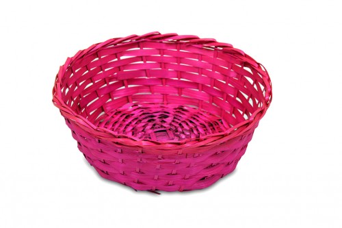 Pink round tray