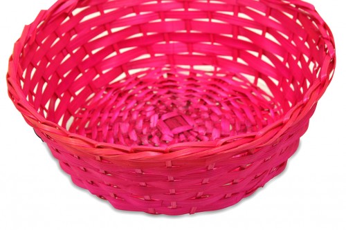 Pink round tray