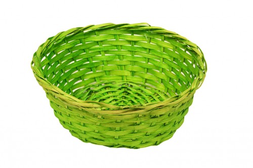 Light green round tray