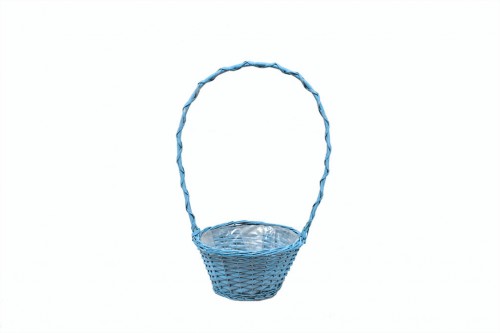 Panier de tête en plastique bleu clair