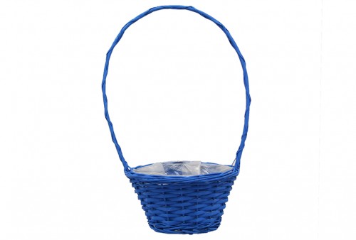 Cesta cabeza azul plastificada